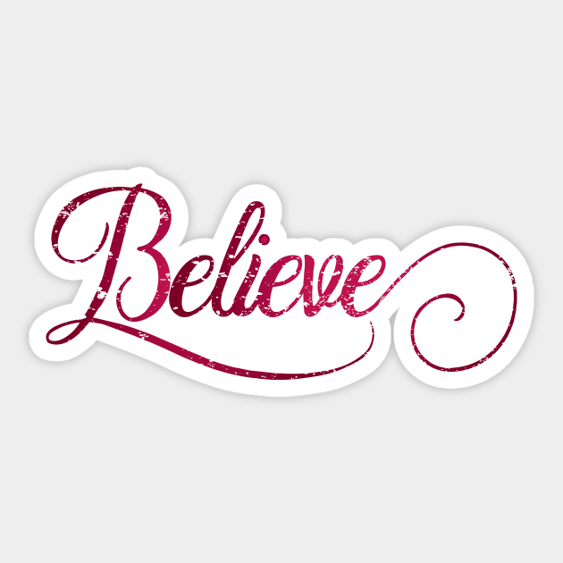 Believe Art Sticker by Shop Ovov